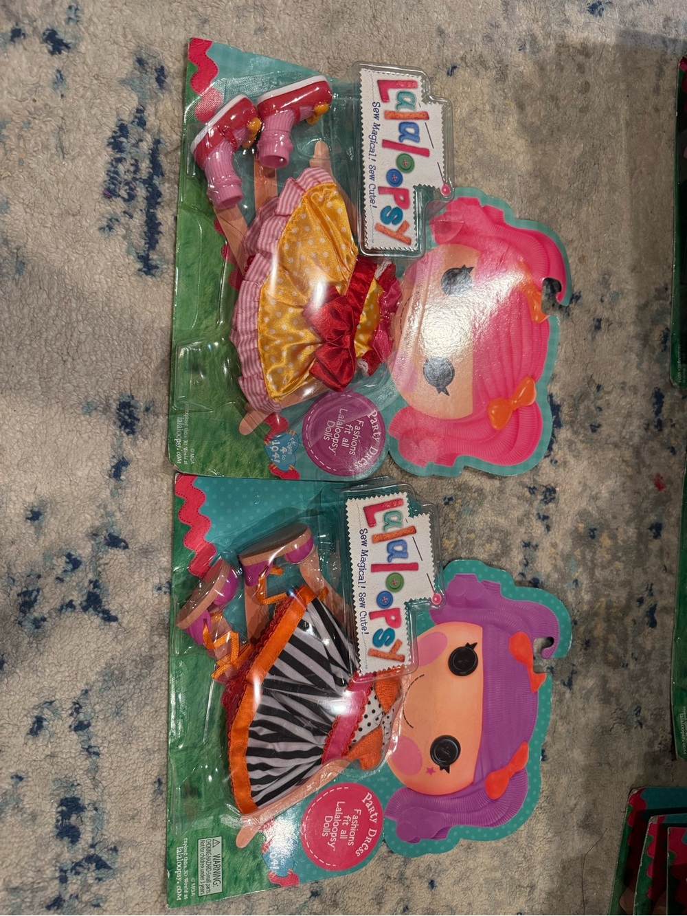 Pack of 2 Lalaloopsy Doll Clothing Sets – New in Original Packaging